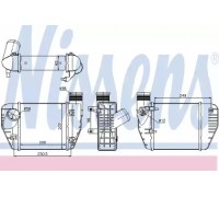 Интеркулер NISSENS 96544 96544 NISSENS - купить в магазине запчастей по Украине