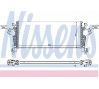Интеркулер NISSENS 96547 96547 NISSENS - купить в магазине запчастей по Украине