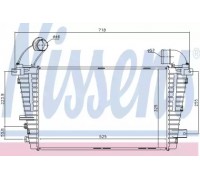 Интеркулер NISSENS 96590 96590 NISSENS - купить в магазине запчастей по Украине