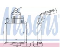 Интеркулер NISSENS 96591 96591 NISSENS - купить в магазине запчастей по Украине
