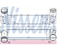 Интеркулер NISSENS 96595 96595 NISSENS - купить в магазине запчастей по Украине
