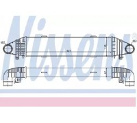 Интеркулер NISSENS 96597 96597 NISSENS - купить в магазине запчастей по Украине