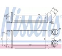 Интеркулер NISSENS 96627 96627 NISSENS - купить в магазине запчастей по Украине
