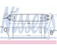 Интеркулер NISSENS 96642 96642 NISSENS - купить в магазине запчастей по Украине