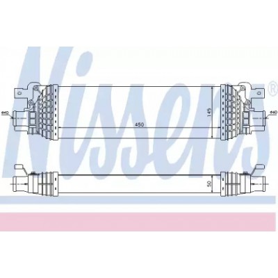 Интеркулер 96643 NISSENS - купить в магазине запчастей по Украине