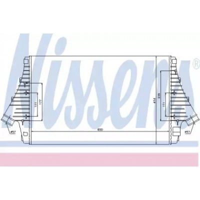 Интеркулер 96647 NISSENS - купить в магазине запчастей по Украине
