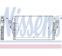 Интеркулер NISSENS 96684 96684 NISSENS - купить в магазине запчастей по Украине