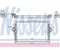 Интеркулер NISSENS 96692 96692 NISSENS - купить в магазине запчастей по Украине