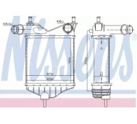 Интеркулер NISSENS 96703 96703 NISSENS - купить в магазине запчастей по Украине