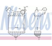 Интеркулер NISSENS 96704 96704 NISSENS - купить в магазине запчастей по Украине