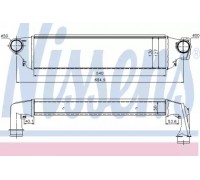 Интеркулер NISSENS 96741 96741 NISSENS - купить в магазине запчастей по Украине