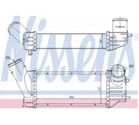 Интеркулер NISSENS 96790 96790 NISSENS - купить в магазине запчастей по Украине