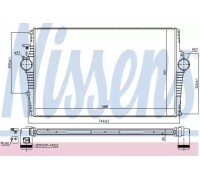 Интеркулер NISSENS 969001 969001 NISSENS - купити в магазині запчастин по Україні