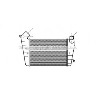 Интеркулер AI4075 AVA QUALITY COOLING - купить в магазине запчастей по Украине
