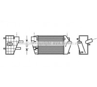 Интеркулер AVA QUALITY COOLING AI4187 AI4187 AVA QUALITY COOLING - купить в магазине запчастей по Украине