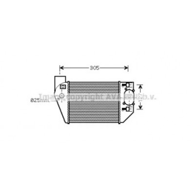 Интеркулер AI4249 AVA QUALITY COOLING - купить в магазине запчастей по Украине