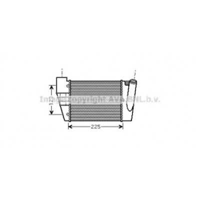 Интеркулер AI4251 AVA QUALITY COOLING - купить в магазине запчастей по Украине