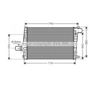 Интеркулер AVA QUALITY COOLING AI4259 AI4259 AVA QUALITY COOLING - купить в магазине запчастей по Украине