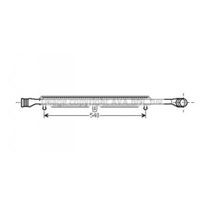 Интеркулер AI4305 AVA QUALITY COOLING - купить в магазине запчастей по Украине