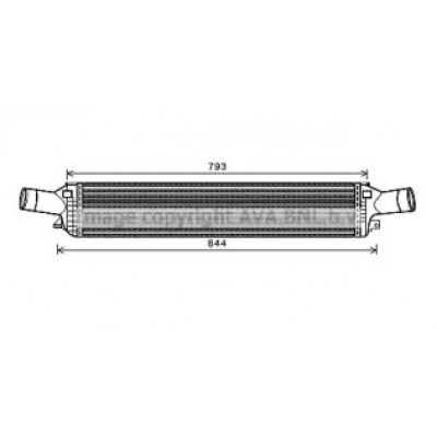 Интеркулер AI4319 AVA QUALITY COOLING - купить в магазине запчастей по Украине