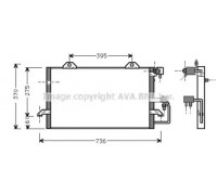Конденсатор, кондиционер AVA QUALITY COOLING AI5118 AI5118 AVA QUALITY COOLING - купить в магазине запчастей по Украине