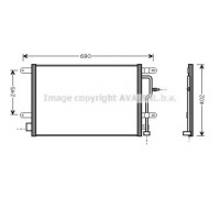 Конденсатор, кондиционер AVA QUALITY COOLING AI5194 AI5194 AVA QUALITY COOLING - купить в магазине запчастей по Украине