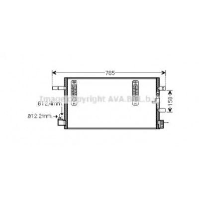 Конденсатор, кондиционер AI5297D AVA QUALITY COOLING - купить в магазине запчастей по Украине