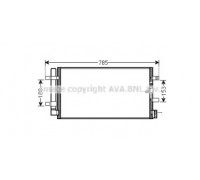 Конденсатор, кондиционер AVA QUALITY COOLING AI5360D AI5360D AVA QUALITY COOLING - купить в магазине запчастей по Украине