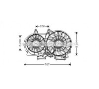Вентилятор, охлаждение двигателя AVA QUALITY COOLING AI7506 AI7506 AVA QUALITY COOLING - купить в магазине запчастей по Украине