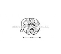 Вентилятор, охлаждение двигателя AVA QUALITY COOLING AI7509 AI7509 AVA QUALITY COOLING - купить в магазине запчастей по Украине