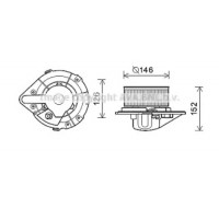 Электродвигатель, вентиляция салона AVA QUALITY COOLING AI8501 AI8501 AVA QUALITY COOLING - купить в магазине запчастей по Украине