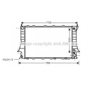 Радиатор, охлаждение двигателя AVA QUALITY COOLING AIA2084 AIA2084 AVA QUALITY COOLING - купить в магазине запчастей по Украине