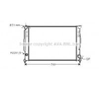 Радиатор, охлаждение двигателя AVA QUALITY COOLING AIA2110 AIA2110 AVA QUALITY COOLING - купить в магазине запчастей по Украине