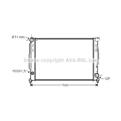 Радиатор, охлаждение двигателя AIA2110 AVA QUALITY COOLING - купить в магазине запчастей по Украине