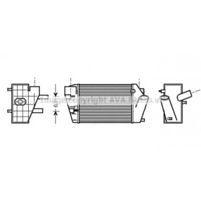 Интеркулер AIA4187 AVA QUALITY COOLING - купить в магазине запчастей по Украине