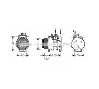 AIAK227 AVA QUALITY COOLING - купить в магазине запчастей по Украине
