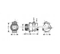 Компрессор, кондиционер AVA QUALITY COOLING AIAK329 AIAK329 AVA QUALITY COOLING - купить в магазине запчастей по Украине