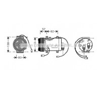 AIK143 AVA QUALITY COOLING - купить в магазине запчастей по Украине
