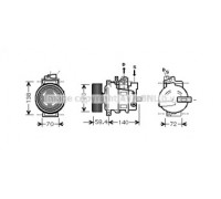 AIK262 AVA QUALITY COOLING - купить в магазине запчастей по Украине