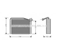Испаритель, кондиционер AVA QUALITY COOLING AIV149 AIV149 AVA QUALITY COOLING - купить в магазине запчастей по Украине