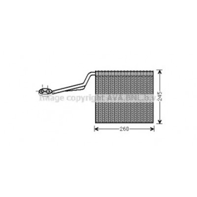 Испаритель, кондиционер AIV322 AVA QUALITY COOLING - купить в магазине запчастей по Украине