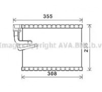 Испаритель, кондиционер AVA QUALITY COOLING AIV327 AIV327 AVA QUALITY COOLING - купить в магазине запчастей по Украине