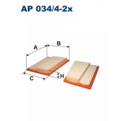 Воздушный фильтр AP03442X FILTRON - купить в магазине запчастей по Украине