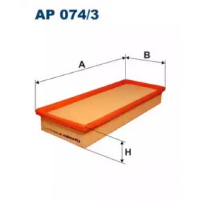 Воздушный фильтр AP0743 FILTRON - купить в магазине запчастей по Украине