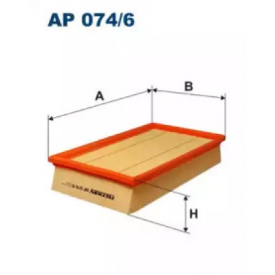 Воздушный фильтр AP0746 FILTRON - купить в магазине запчастей по Украине