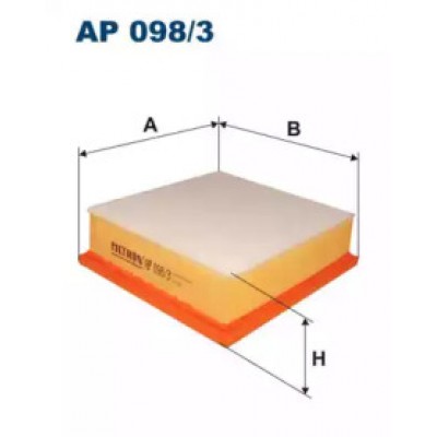 Воздушный фильтр AP0983 FILTRON - купить в магазине запчастей по Украине