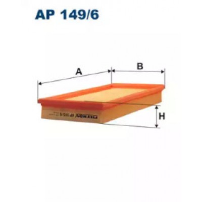 Воздушный фильтр AP1496 FILTRON - купить в магазине запчастей по Украине