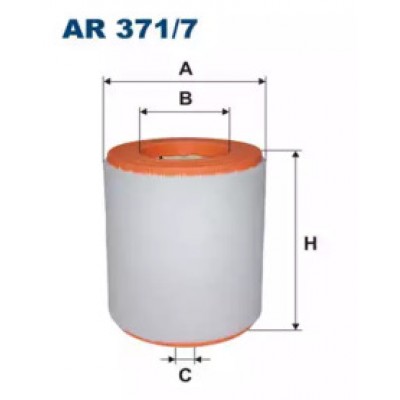 Воздушный фильтр AR3717 FILTRON - купить в магазине запчастей по Украине