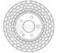Тормозной диск BORG and BECK BBD4488 BBD4488 BORG and BECK - купить в магазине запчастей по Украине