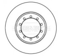 Тормозной диск BORG and BECK BBD5301 BBD5301 BORG and BECK - купить в магазине запчастей по Украине